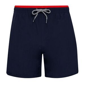 Asquith & Fox Mens Swim Shorts / Navy/Red